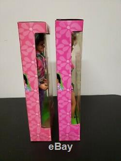New 1991 Totally Hair Blonde Barbie and Ken 1112 1115 NEW IN BOX