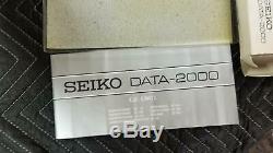 New In Box Seiko Data 2000 Smart Watch With Keyboard and original case! Pk