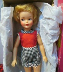New In Box1963 Ideal. Tammy Family#1pepper Dollgorgeous Blondeplaysuitmint