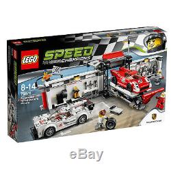 New LEGO Speed Champions Porsche 919 Hybrid and 917K Pit Lane 75876