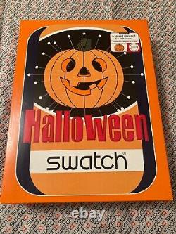 New Vintage Swatch Watch Special Halloween Loomi GZS30 1998 Mint In Box