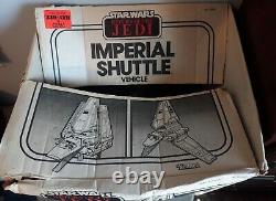 Nice Vintage 1983 Kenner Star Wars Rotj Imperial Shuttle 100% Complete Mib Boxed