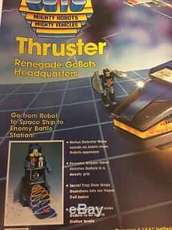 Nm / Mint In Box Vintage 80's Tonka Go Bots Thruster Renegade Headquarters