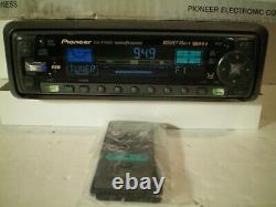 OLD SCHOOL/VINTAGE PIONEER DEH-P7000R CD PLAYER RADIO/STEREO WithREMOTE, BOX, ETC