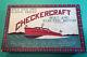 Odd 1946 Checkercraft S. Norwalk Ct Vtg Model Boat Kit, Box Electric Motor