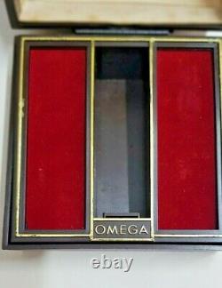 Omega Box For Vintage Watch Speedmaster / Seamaster Plastic wood grain finish