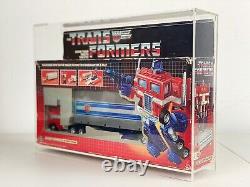 Optimus Prime 100% Complete in Box T Stamp Vintage 1984 G1 Transformers Hasbro