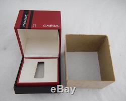 Original C. 1960s Vintage Omega Geneve Dynamic 166.039 cube watch inner/outer box