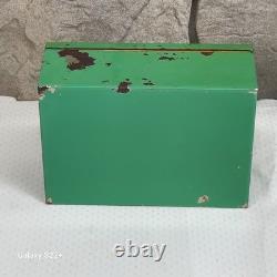 Original German Vintage BAUHAUS Jewelry Cigarette ART DECO Hinged Metal Box Rare
