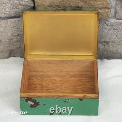 Original German Vintage BAUHAUS Jewelry Cigarette ART DECO Hinged Metal Box Rare