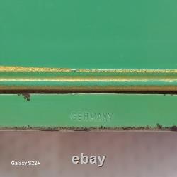 Original German Vintage BAUHAUS Jewelry Cigarette ART DECO Hinged Metal Box Rare