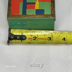 Original German Vintage BAUHAUS Jewelry Cigarette ART DECO Hinged Metal Box Rare