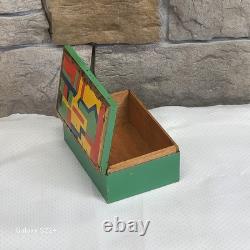 Original German Vintage BAUHAUS Jewelry Cigarette ART DECO Hinged Metal Box Rare