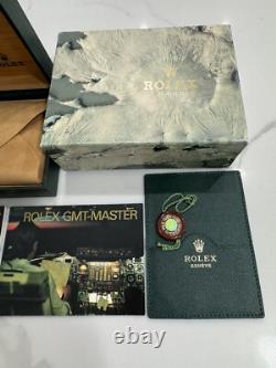 Original Vintage Rolex GMT Master Watch Box Booklet SET Pepsi Coke 16710 16700