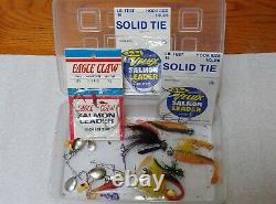PRICE REDUCED on Old Pal Tackle Box and Contents Mid-20th Century