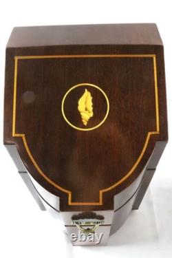 Pair of Mid 20th Century Inlaid Mahogany Knife Boxes