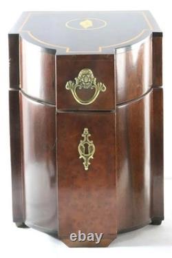 Pair of Mid 20th Century Inlaid Mahogany Knife Boxes