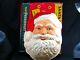 Paramount Santa Claus Plaque 3d Lighted Plastic Vintage With Box Raylite Electric