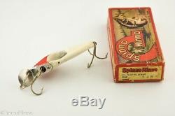 Pecos River Uline Spinno Minno Antique Fishing Lure Red & White Correct Box