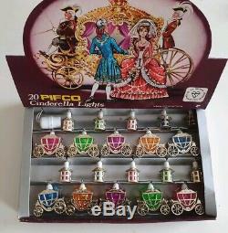 Pifco Cinderella Carriage Vintage Christmas Lights, original box, superb condition