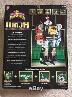 Power Rangers Deluxe Ninja Megazord CIB Complete Box Vintage 1995 Bandai