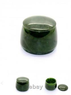 RARE BEAUTIFUL Vintage Box from USSR, NATURAL jade stone, 6t