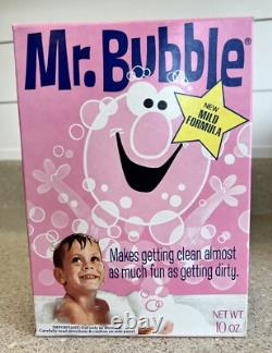 RARE MR. BUBBLE Box UNOPENED Gold Seal Vintage Advertising Collectible Excellent