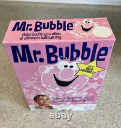 RARE MR. BUBBLE Box UNOPENED Gold Seal Vintage Advertising Collectible Excellent