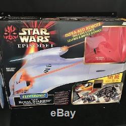 RARE Star Wars Vintage Queen Amidala Electronic 3ft Vehicle with Box Toy 1999