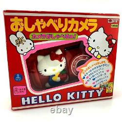 RARE VINTAGE 1985 Sanrio Hello Kitty Japanese Talking Camera with Box Working