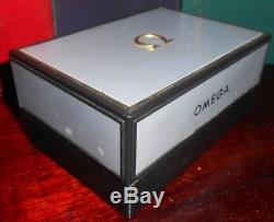 RARE VINTAGE WATCH BOX FOR OMEGA SPEEDMASTER OR SEAMASTER 60s