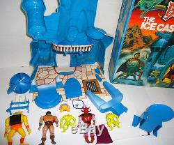 RARE Vintage 1983 Galoob Blackstar Ice castle FILMATION 95% in BOX With5 FIGURES