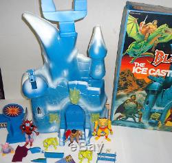 RARE Vintage 1983 Galoob Blackstar Ice castle FILMATION 95% in BOX With5 FIGURES