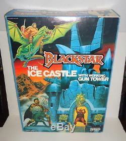 RARE Vintage 1983 Galoob Blackstar Ice castle FILMATION 95% inA+ BOX With5 FIGURES