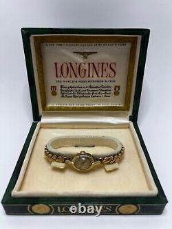 RARE! Vintage Longines 10K Gold-Filled Women's Watch with Original Box and Papers