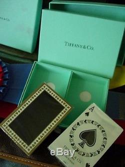 RARE Vintage TIFFANY Boxed Set Playing Game Cards Poker Bridge NEW IN PLASTIC