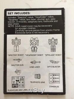 REFLECTOR 1985 Hasbro G1 Vintage Transformers COMPLETE with Mail Box & Manual