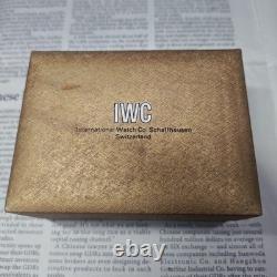 RERA IWC Empty Vintage Watch Box Gold Case Storage Display Small mzmr