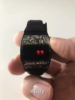 Rare 1977 Vintage Texas Instruments Star Wars LED Watch Working Boxed VGC Used