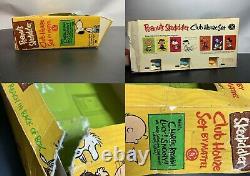 Rare Liddle Kiddle Peanuts Clubhouse Skediddler Boxed Set MATTEL 1968 #3803