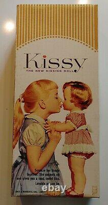 Rare Vintage 1961 IDEAL #1300-3 Kissy THE NEW KISSING DOLL 22 WithBox COMPLETE