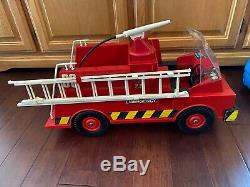 Rare Vintage 1968 Action Man FIRE TENDER with Box and more
