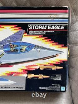 Rare Vintage 1991 Gi Joe Storm Eagle Arah Tactical Fighter Jet Figure New In Box