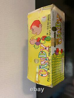 Rare Vintage CE-DE'S Candy Filled Plastic Fruits with display box Free Shipping
