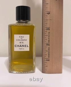 Rare Vintage CHANEL No. 5 Eau de Cologne Paris Gold Foil Sealed with Original Box