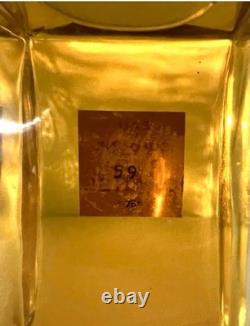 Rare Vintage CHANEL No. 5 Eau de Cologne Paris Gold Foil Sealed with Original Box