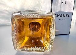 Rare Vintage CHANEL No. 5 Eau de Cologne Paris Gold Foil Sealed with Original Box