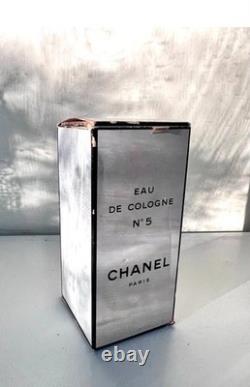 Rare Vintage CHANEL No. 5 Eau de Cologne Paris Gold Foil Sealed with Original Box