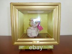 Rare Vintage Danseur Double LV Dancers Ballerina Automaton Reuge Music Box