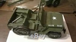 Rare Vintage GI Joe 1964 First Issue Motor Rev Jeep with Box. Awesome Set